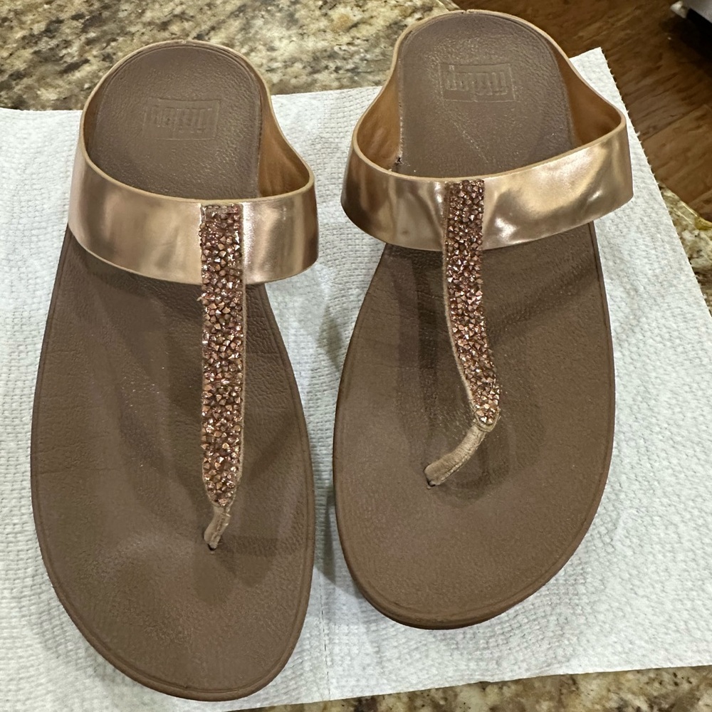 Fitflop Fino Toe-post Sandal size 9